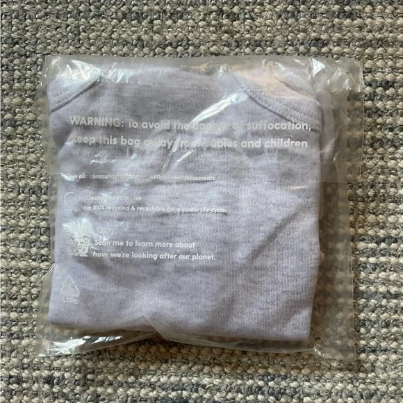 NWT Mori grey bodysuit 3-6mo - Picture 3 of 3